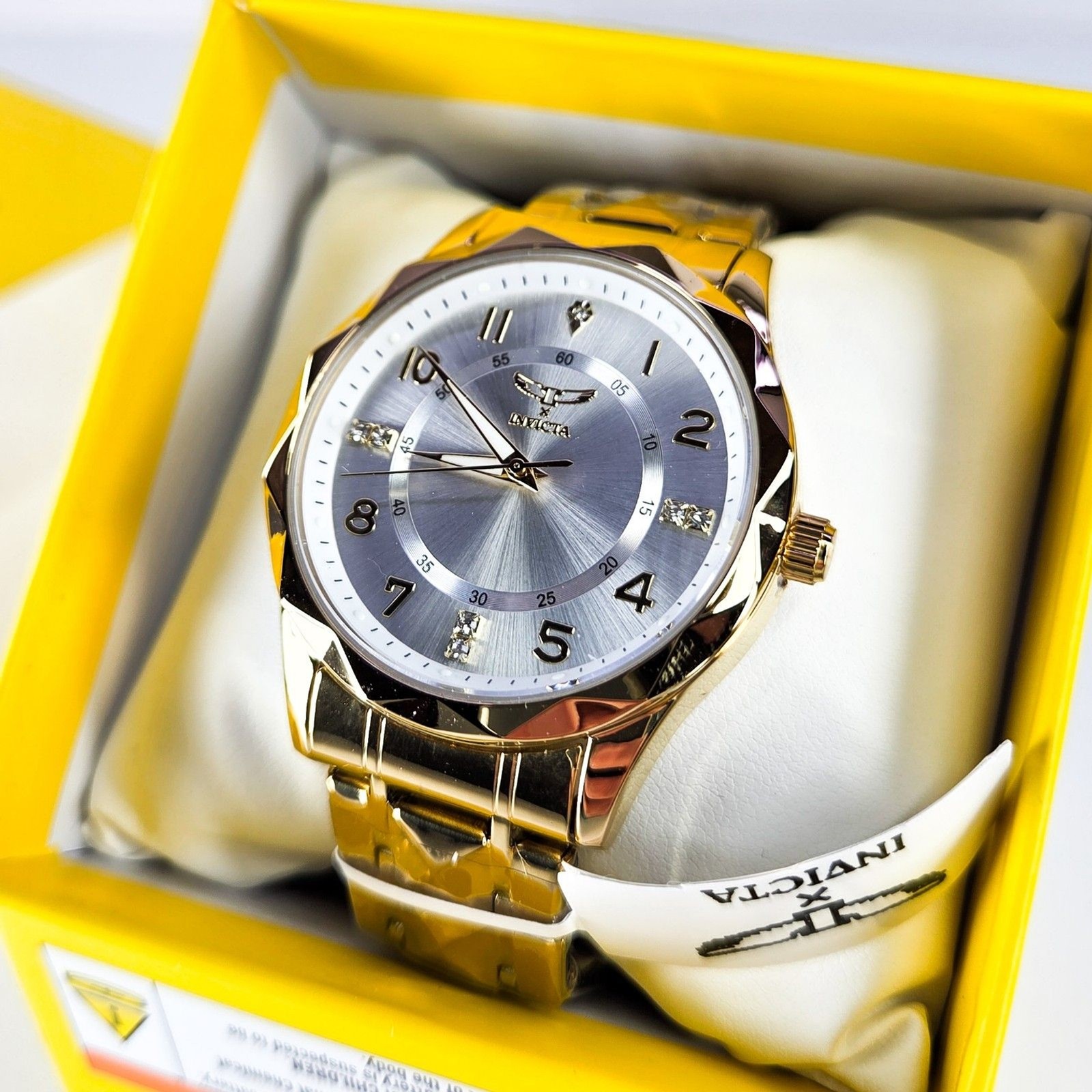 Invicta Specialty I 69018 Men’s 44mm Gold Watch Brand New in Box