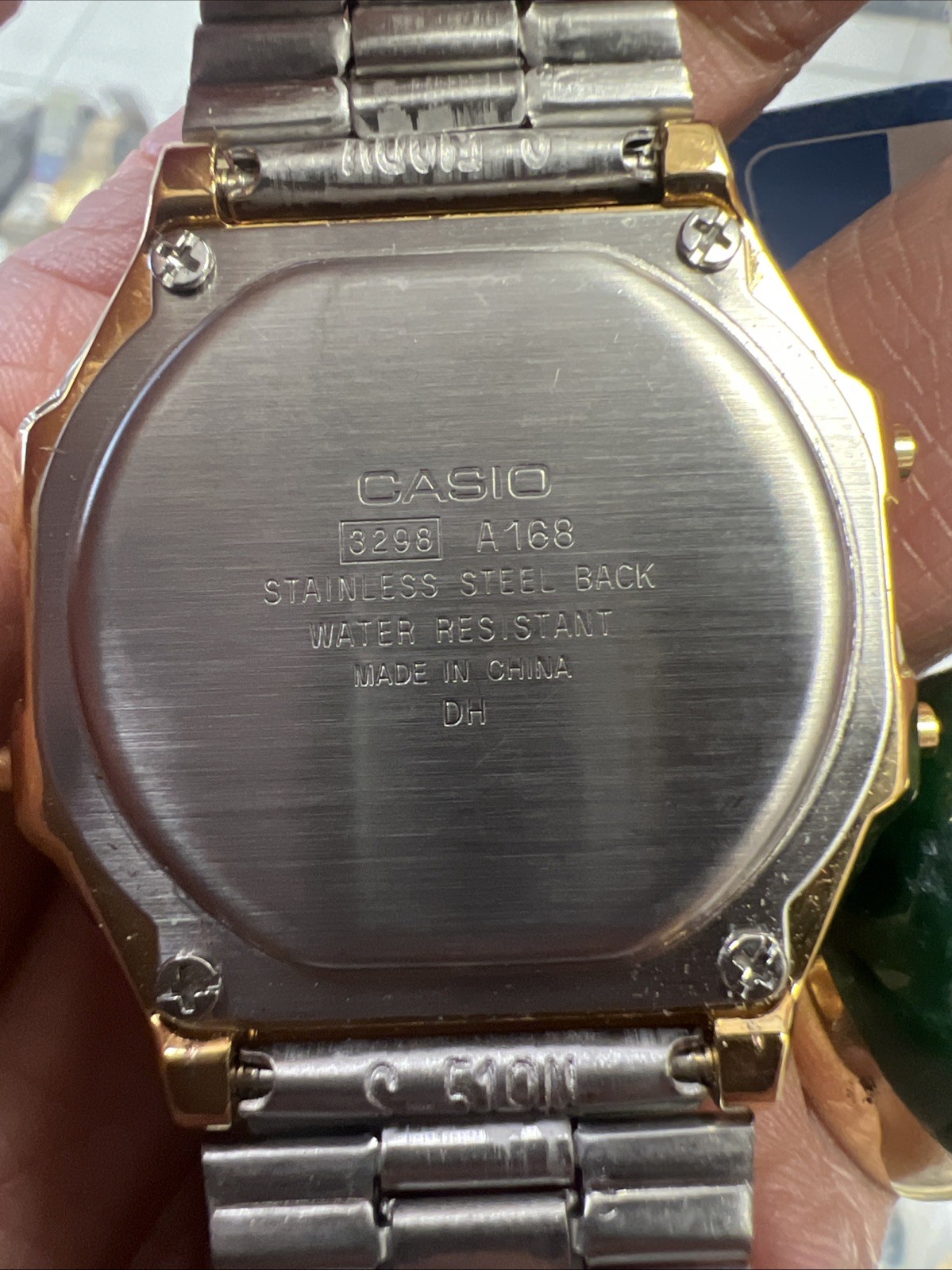 CASIO😱 A168WE (3298) ILLUMINATOR GOLDEN Watch, Unisex(No Box🙏)BNT🔥