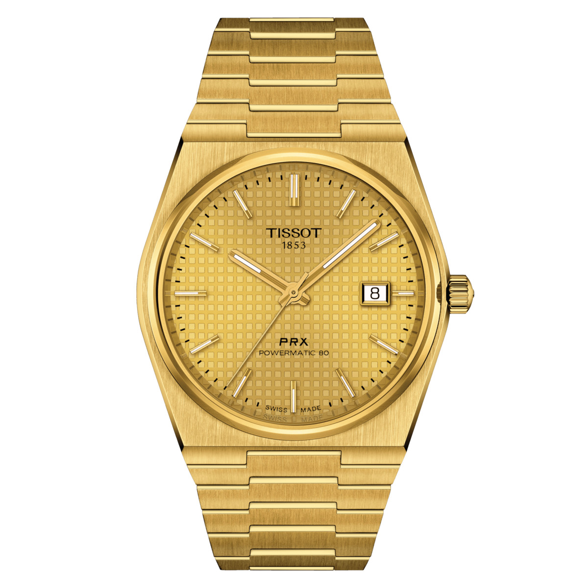 Tissot PRX Powermatic 80 SS 40 MM Full Gold Automatic Watch T137.407.33.021.00