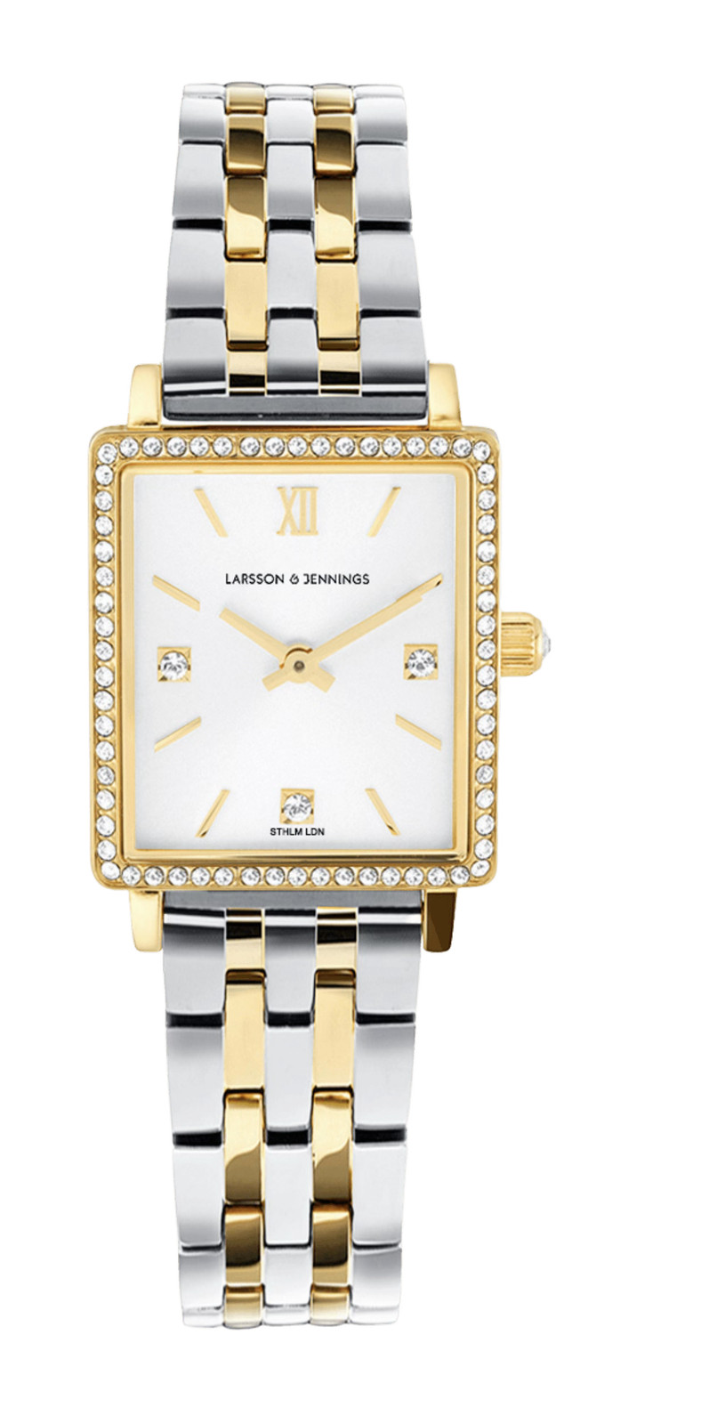 Larson & Jennings Women’s Mini Boyfriend 31mm x 22 Quartz Watch LJ-BFST-31V4-WMW