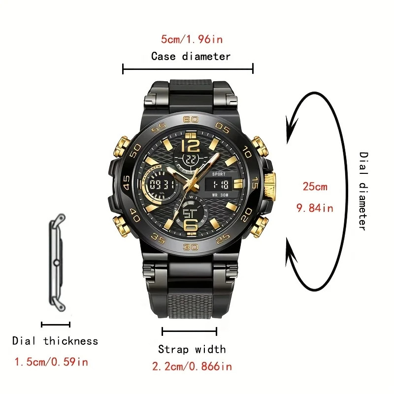 LIGE FOXBOX Men Digital Watch Sport Wristwatch Military Quartz Silicone Watches