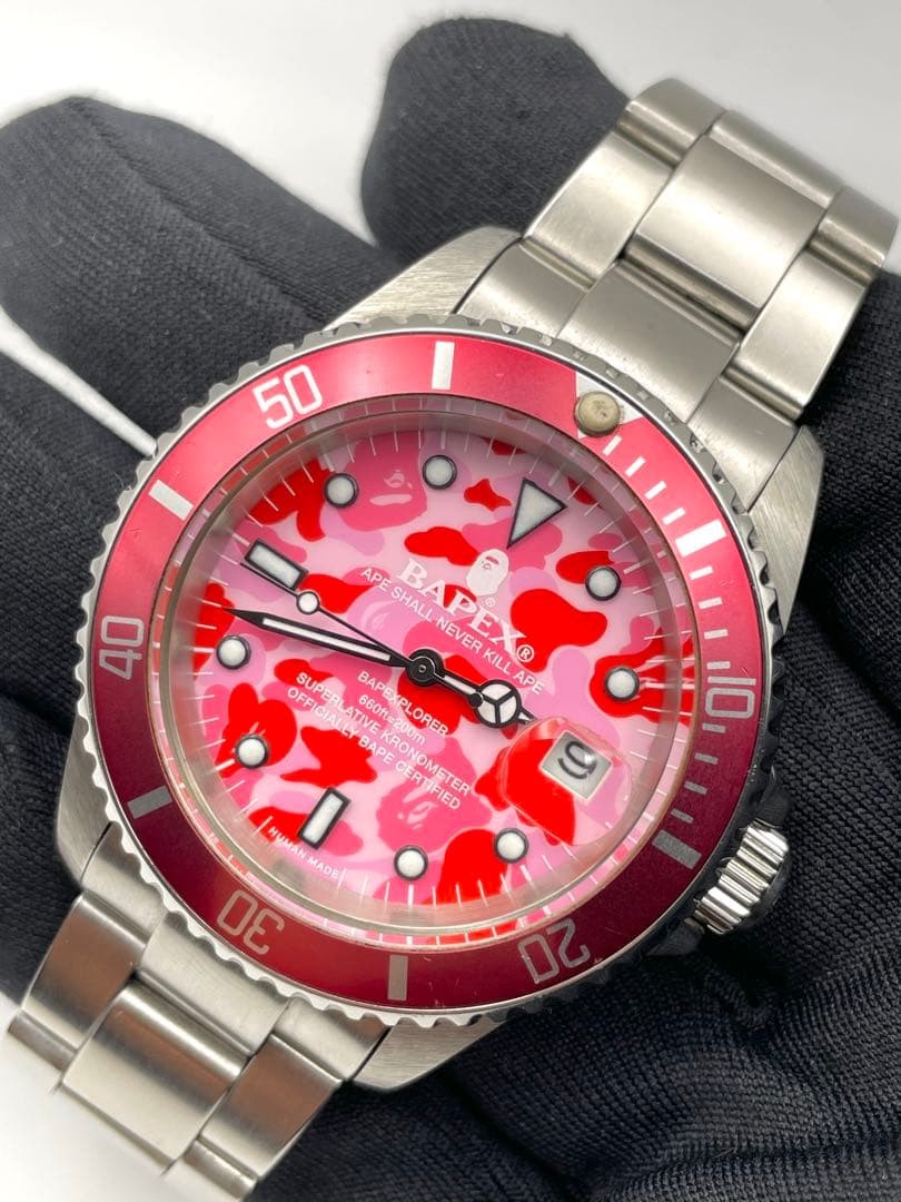 A Bathing Ape BAPEX Quartz Wristwatch Camouflage