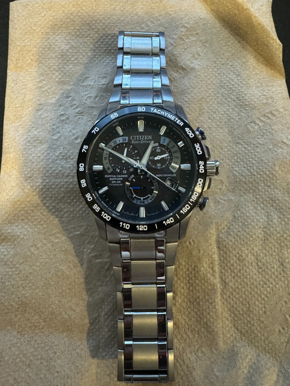 Citizen Super Titanium Eco-Drive PCAT Men’s Watch CB5908-57E