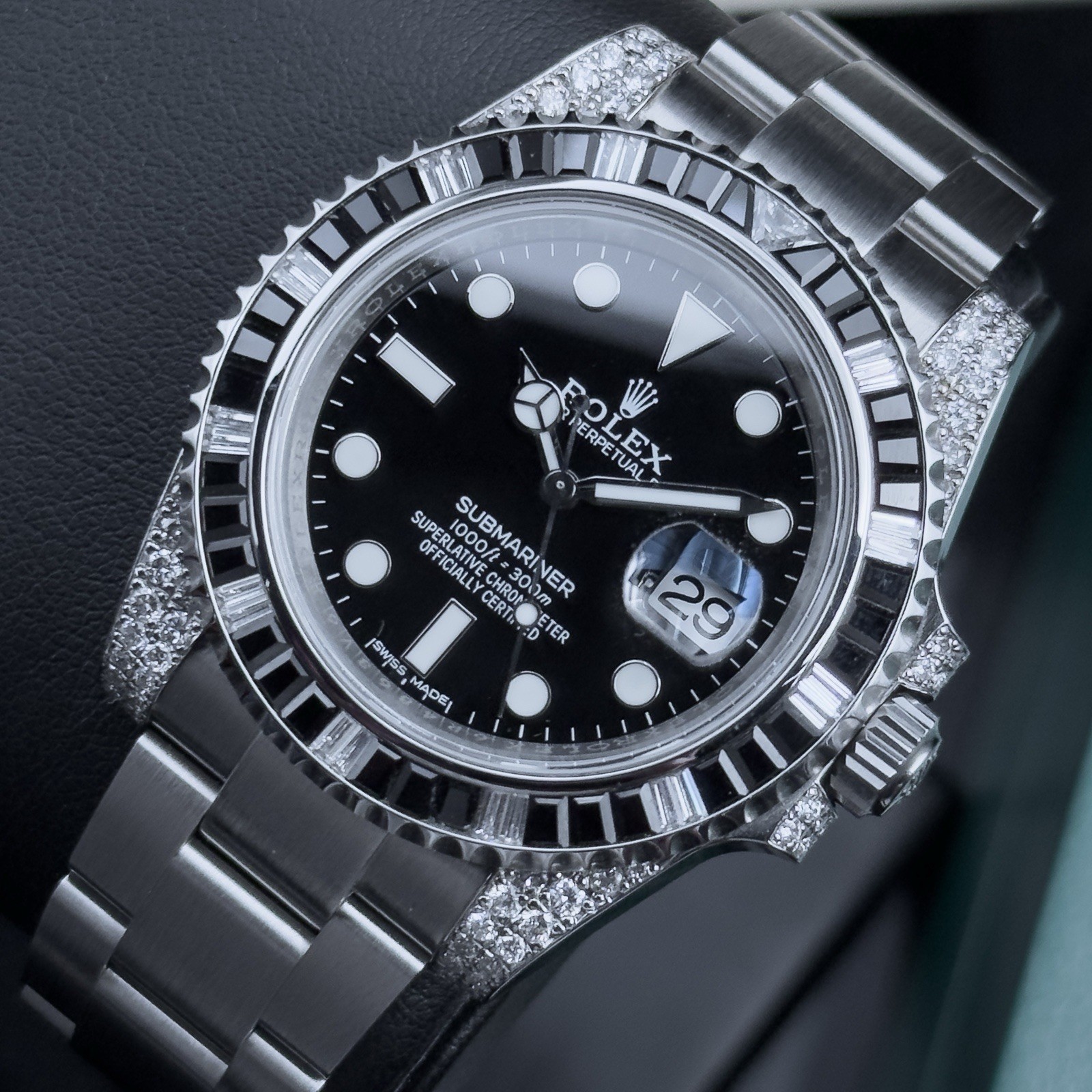 Rolex Submariner Date 40mm 116610LN Black Dial Stainless Steel Gem / Diamond Set