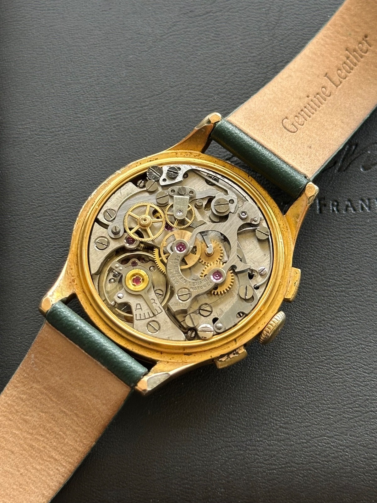 Vintage Lemania 105 Chronograph Manual-Wind Caliber 1270 32.5mm Ref. PVA 252