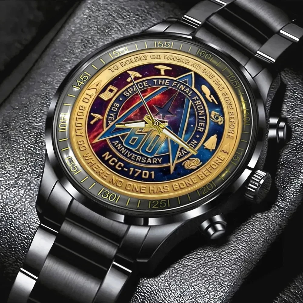 Star Trek 60th Anniversary 2026 Black Stainless Steel Watch HT166265