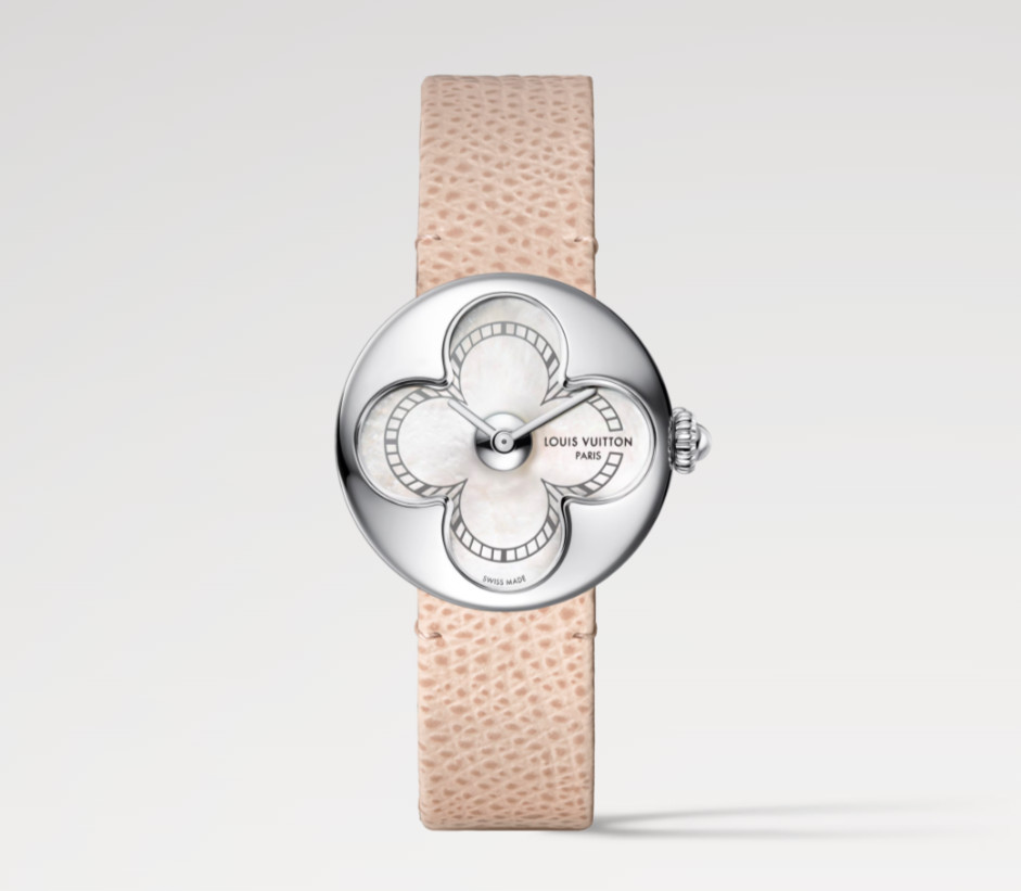 LV Color Blossom, Quartz, 26 MM, Steel and White Mother-Of-Pearl