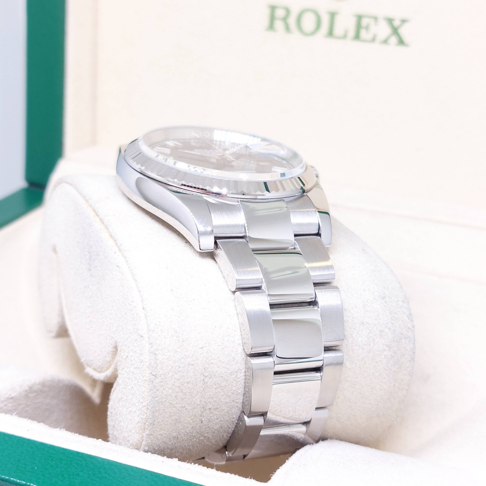 Rolex 36mm Oyster Perpetual Blue Batons Dial Datejust REF: 116234 (AN Series)