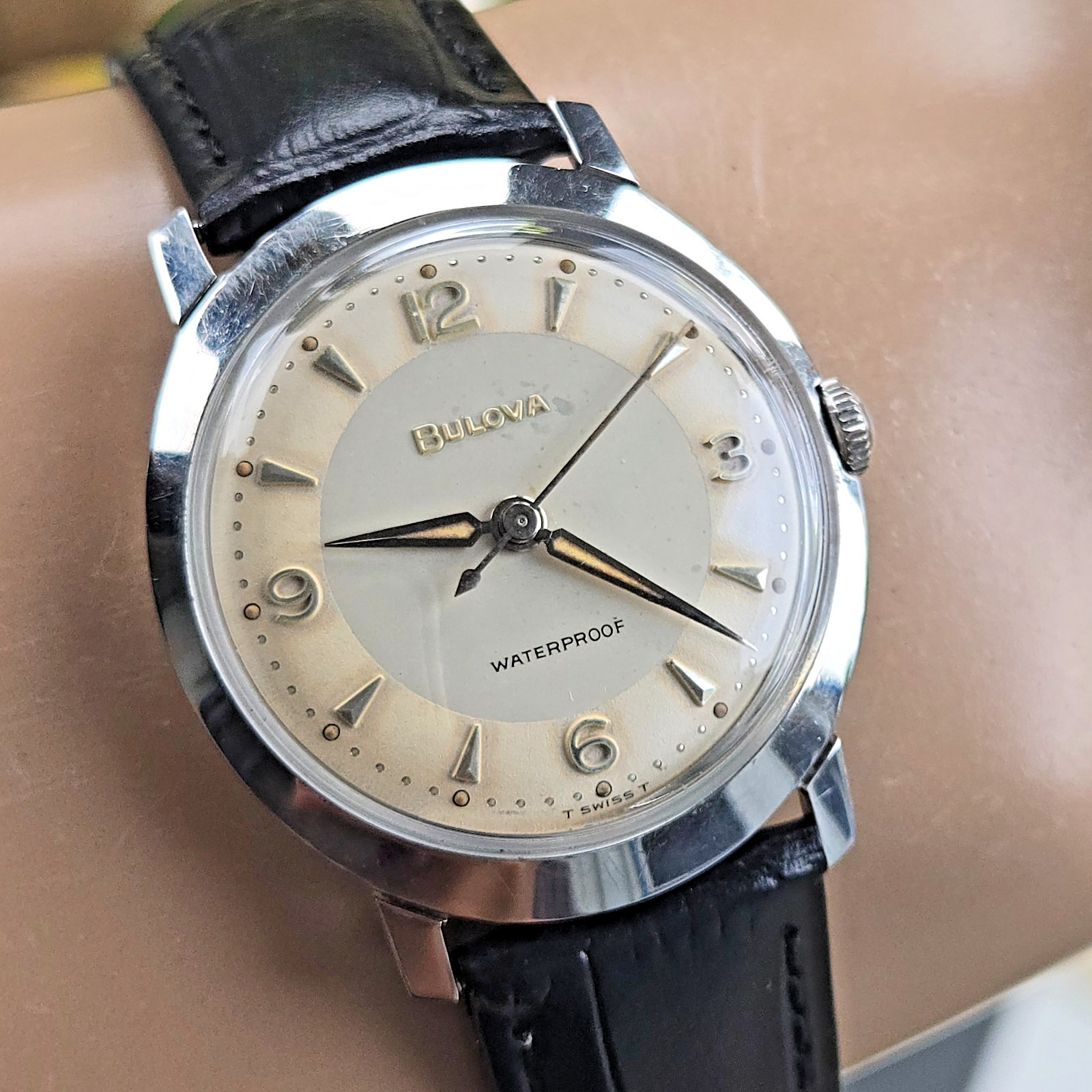 Vintage BULOVA SEA KING “D“ men’s manual wind watch 11ALC swiss 1964