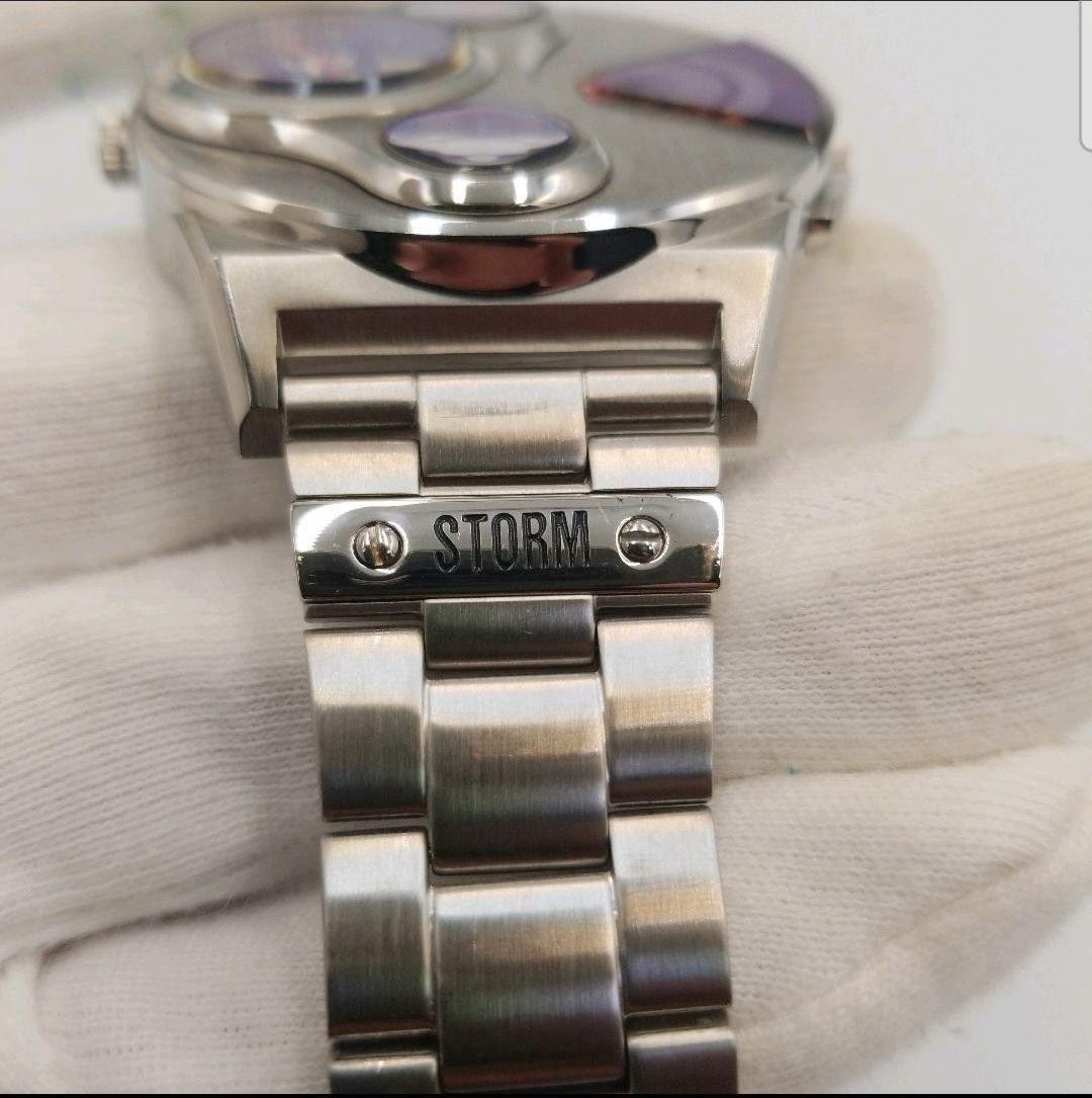 Storm V2 Navigator Blue Analog Quartz Watch Excellent Condition From Japan