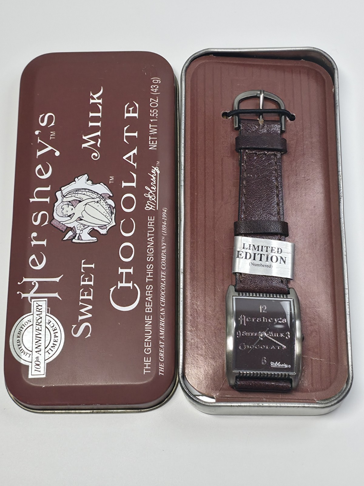 New NOS Vintage 1994 Hershey’s 100th Anniversary Watch Limited Edition Box Set