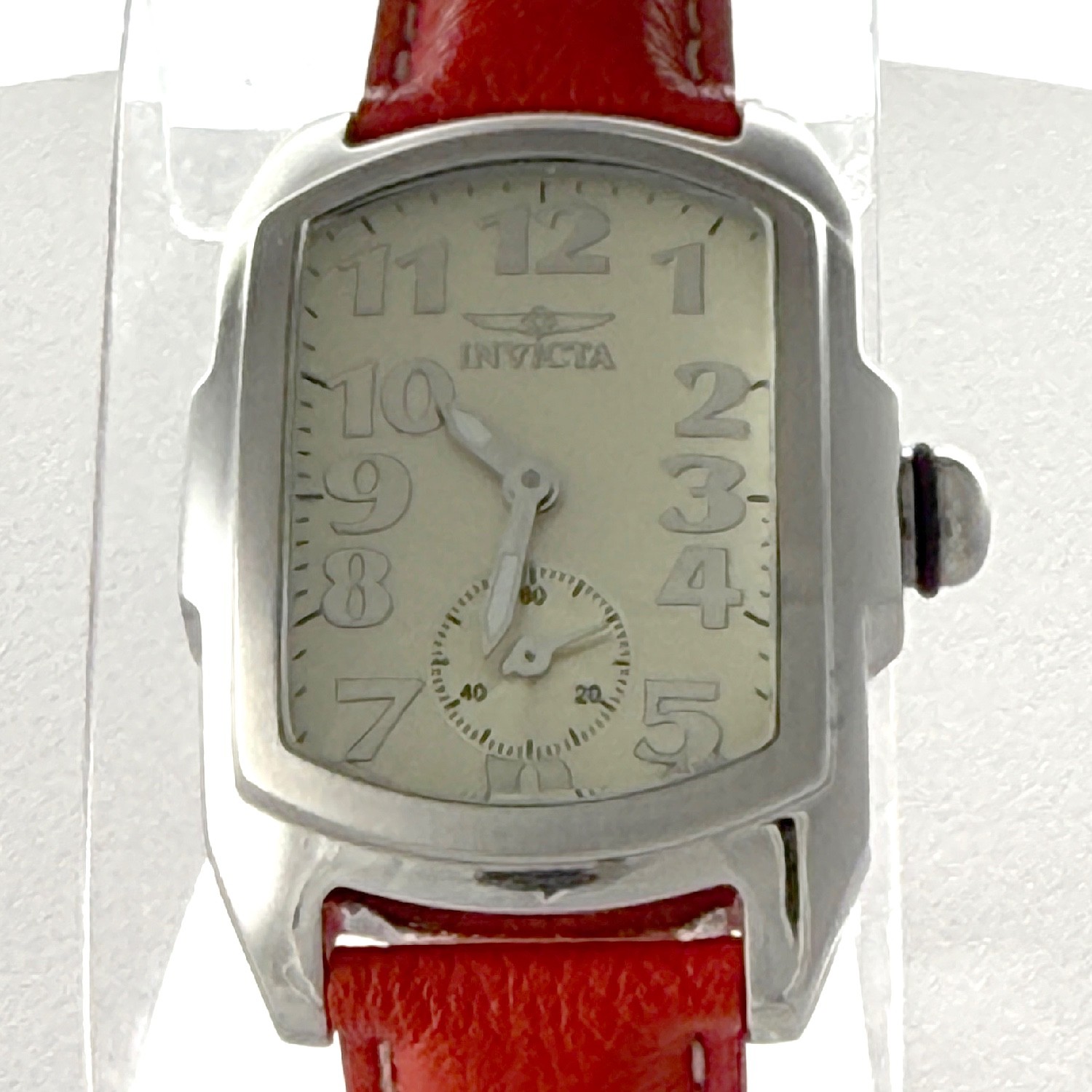 Invicta Lupah Chrono Model 2009 women’s watch ivory dial great condition 28mm