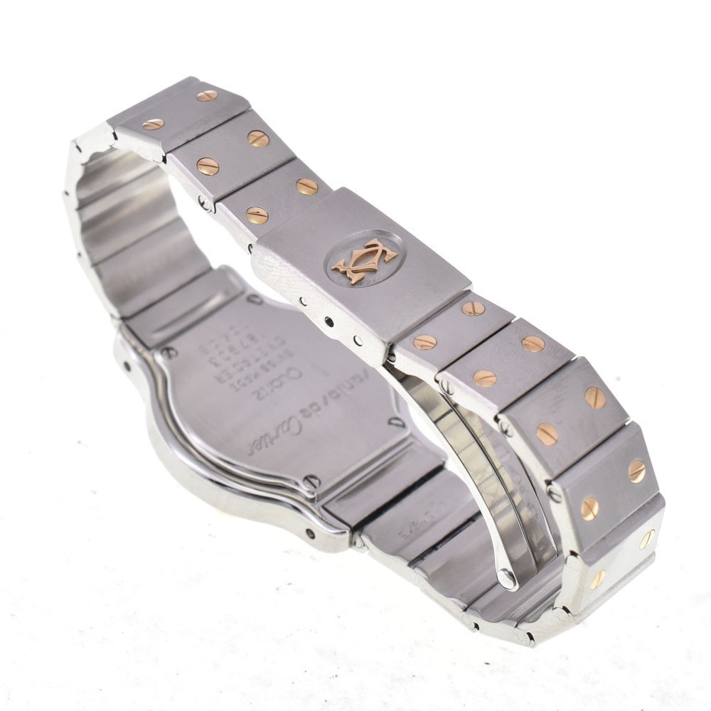 CARTIER Santos Octagon SM W2001683 Quartz Ladies Watch Fast Shipping