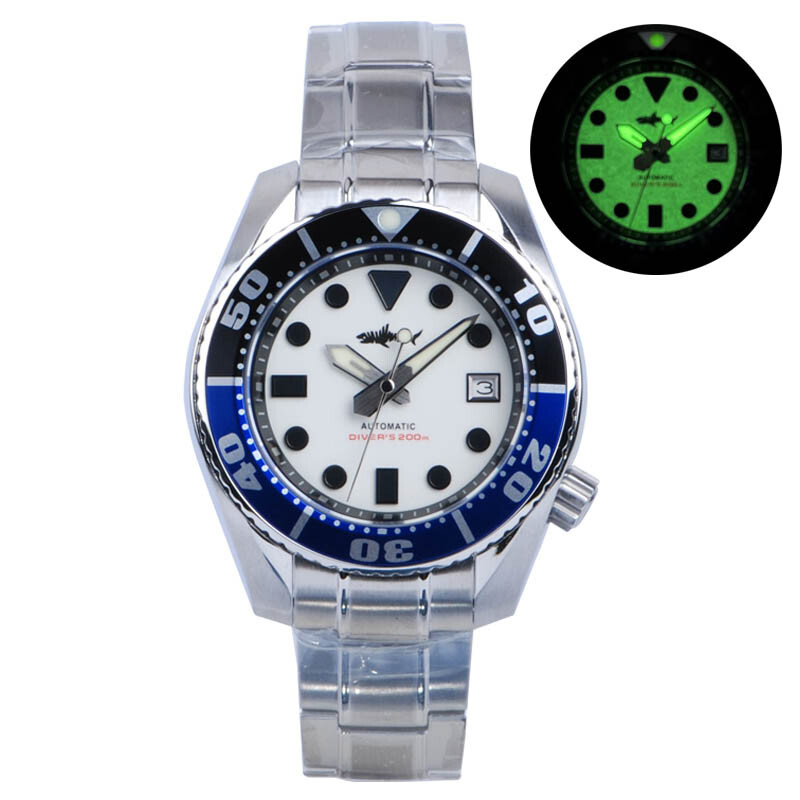 Heimdallr Sharky SUMO SBDC001 NH35A Automatic Diver 200M Watch 44mm 316L C3