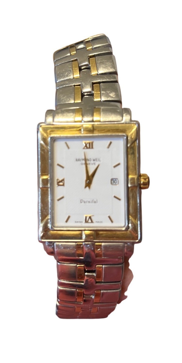 Raymond Weil Parsifal Two-Tone Quartz Men’s Watch Stainless Steel & 18K Gold Whi