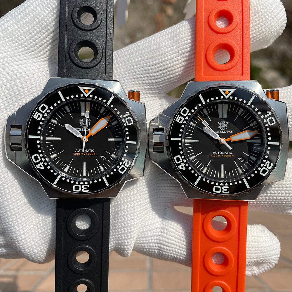 STEELDIVE SD1969 — 1200M NH35 Automatic Cushion-Case Dive Watch
