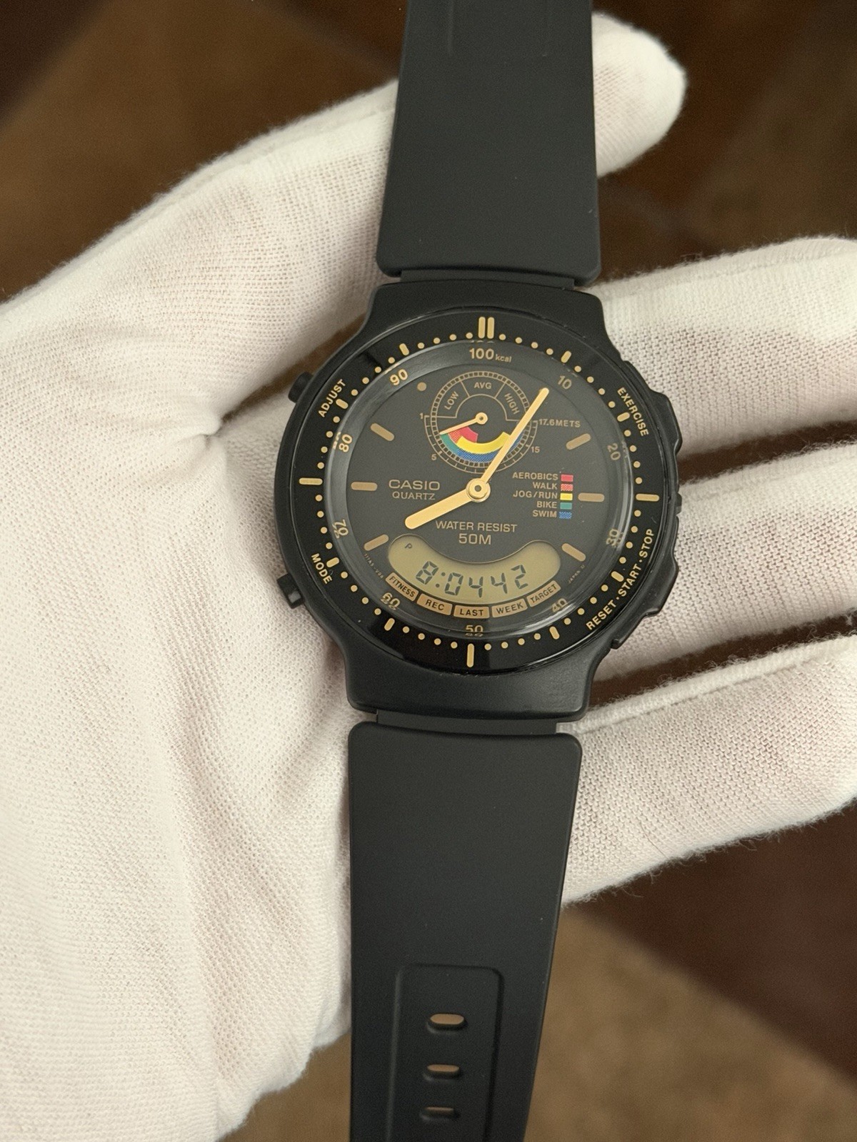 Rare Vintage Casio AW-60 Men’s Ana-Digi Exercise Sports Watch JDM 1980s