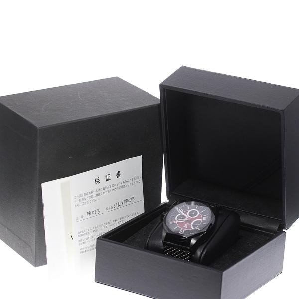 Vartix PR02B 44mm SS Black / Red Dial Automatic Watch #C14820