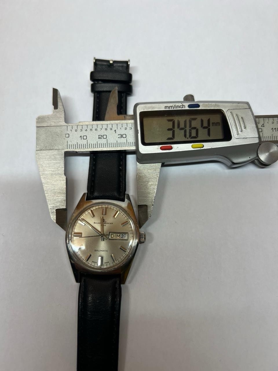 Baume & Mercier Baumatic Automatic Large 36mm Vintage Wristwatch