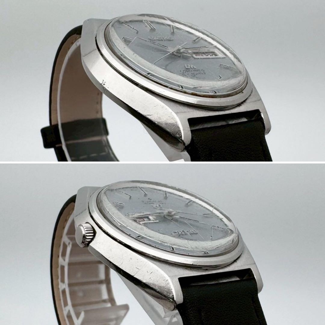 Seiko Lord Matic 5606-7010 1969 Rare Silk Blue Dial Automatic Working Read Desc