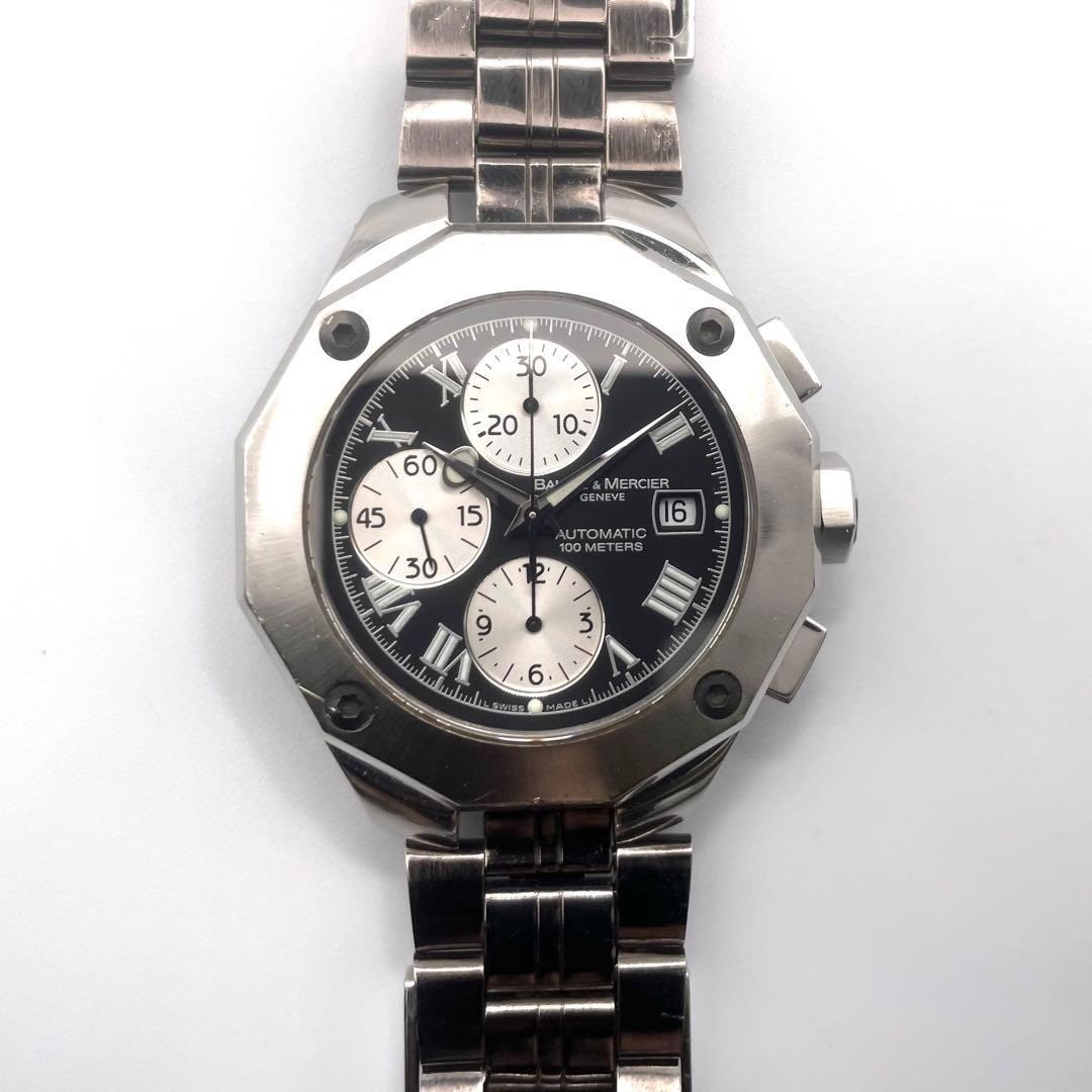Baume & Mercier Riviera 65541 Automatic Chronograph Diver Date Watch Swiss Made