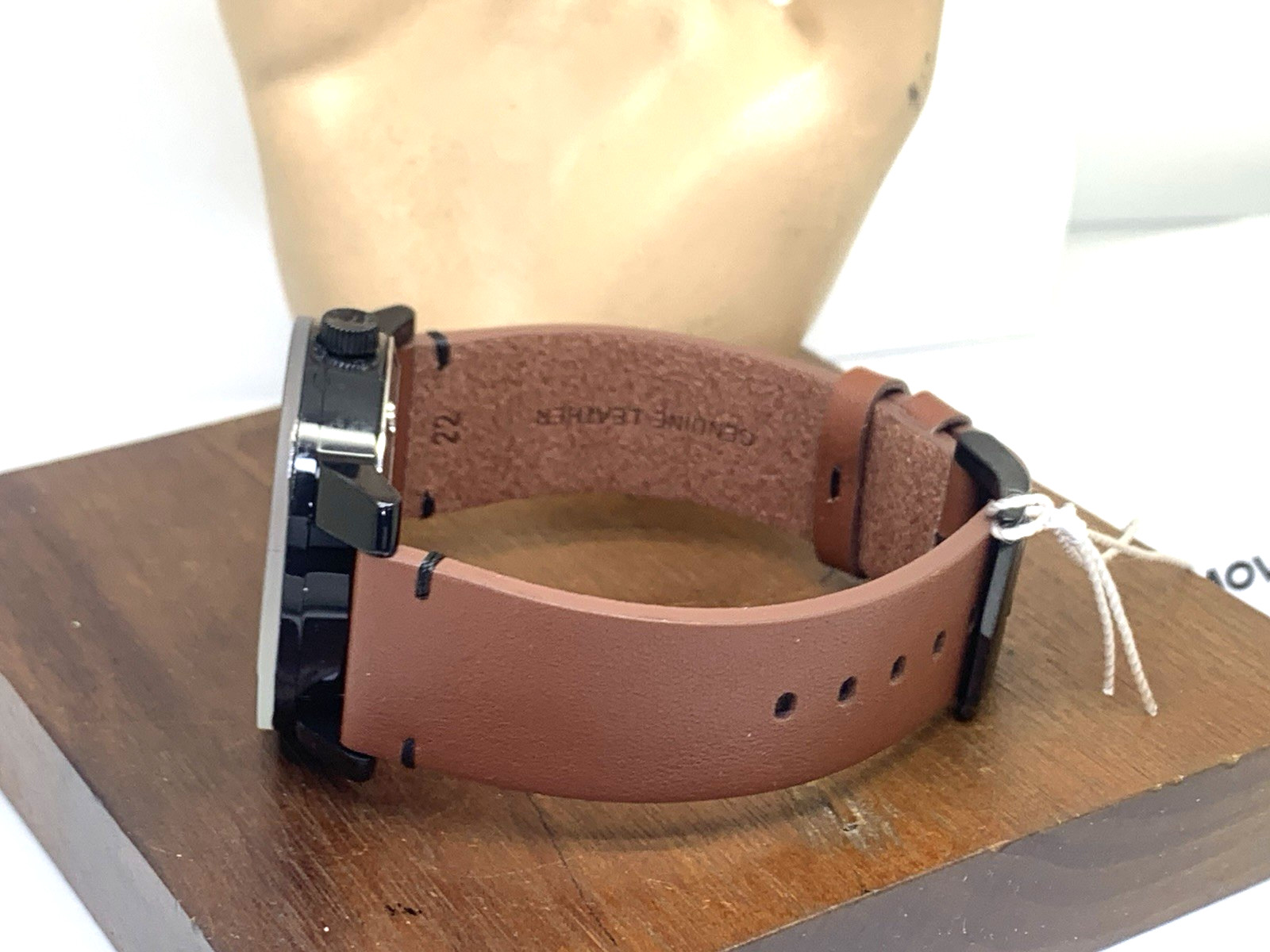 Movado Men’s Watch 3600442 Bold Swiss Quartz Gray Dial 42mm Brown Leather Strap