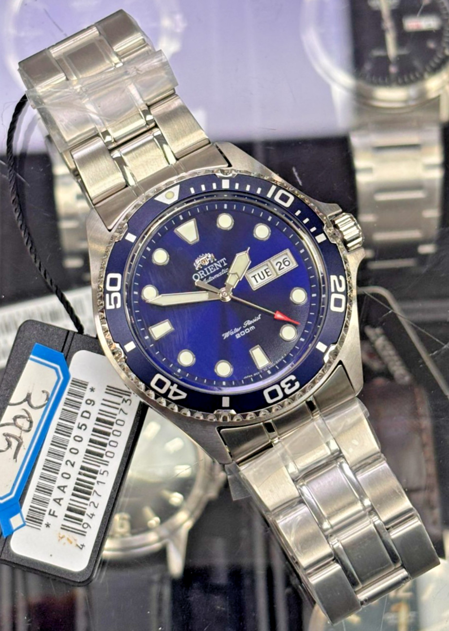 Orient Ray Mako FAA02005D9 Automatic Day-Date Men’s Watch New