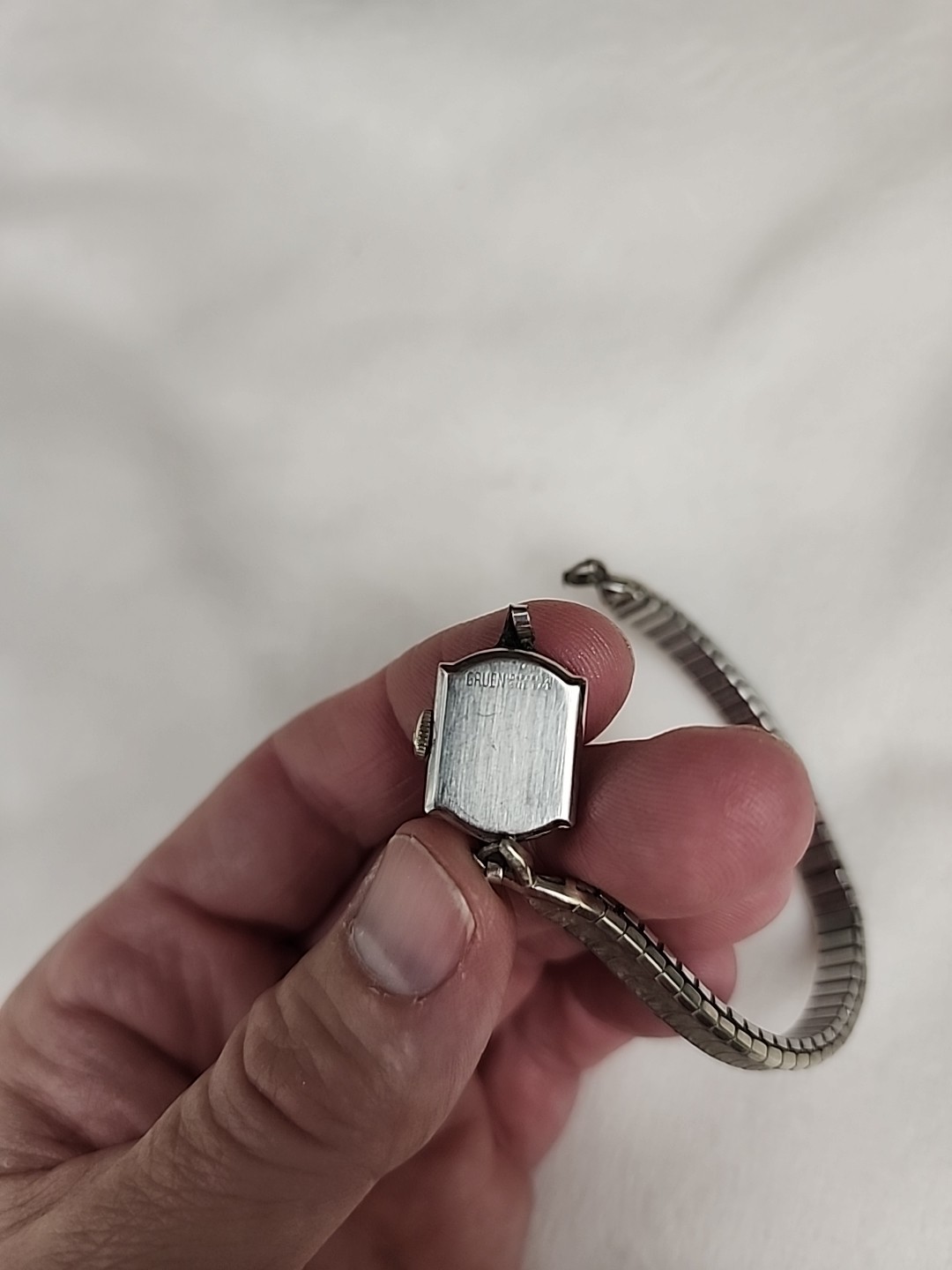 Vintage Gruen Silverstone Women’s Watch Not Working for Parts Or Repair