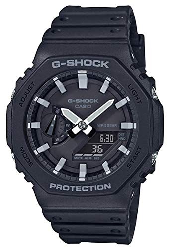 G-SHOCK GA-2100-1A Analog-Digi Black Men’s Neo Light Carbon Core Guard