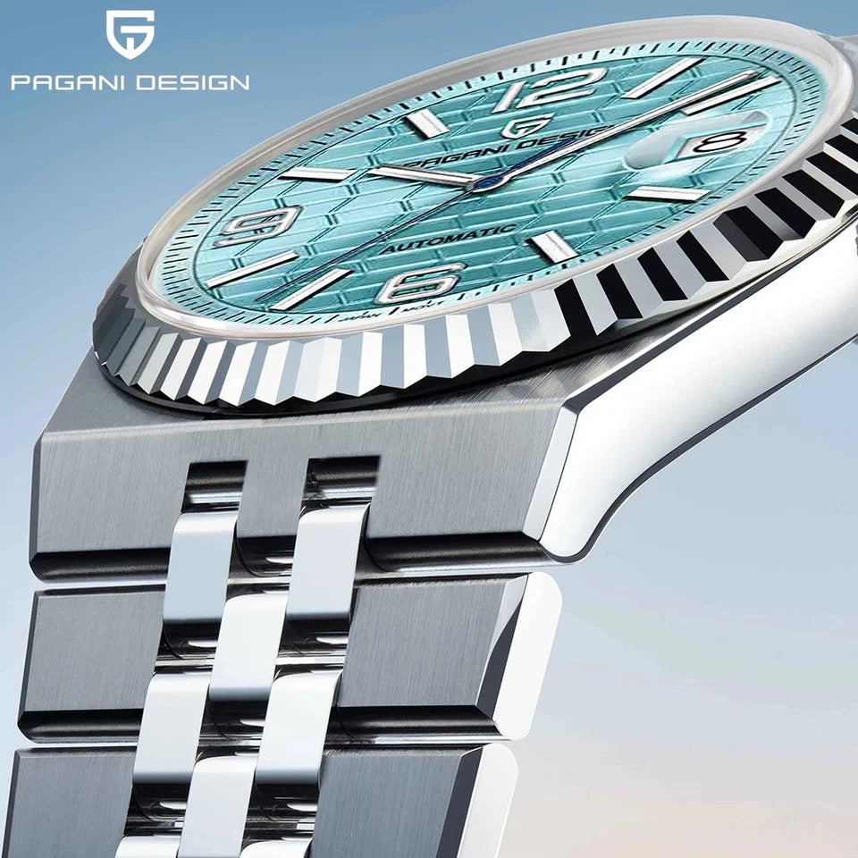 Pagani Design PD-YS027 Sky Blue Stainless Steel Automatic Men’s Watch