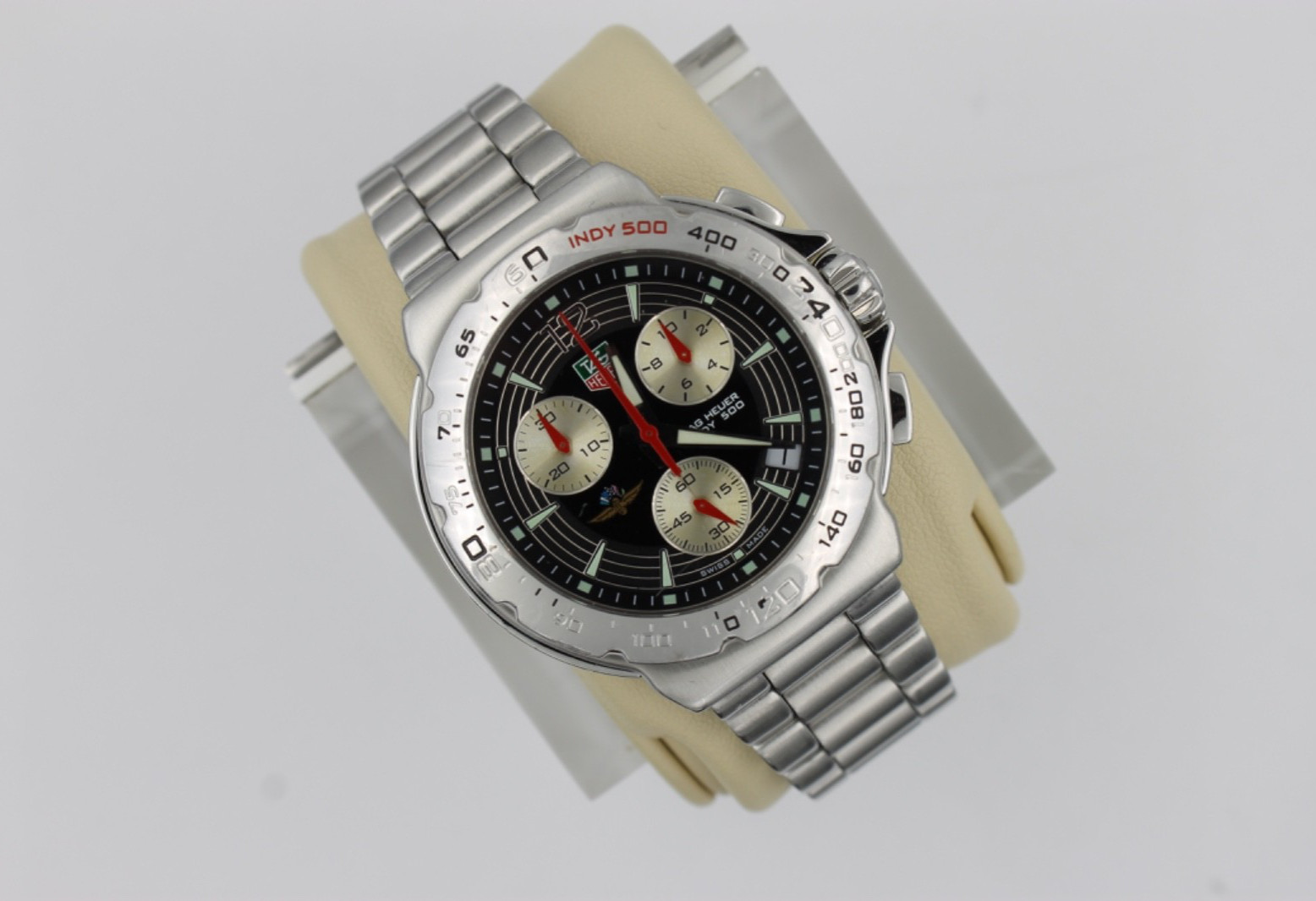 Tag Heuer CAC111B.BA0850 Mens Indy 500 Formula 1 Series Chronograph Watch Black