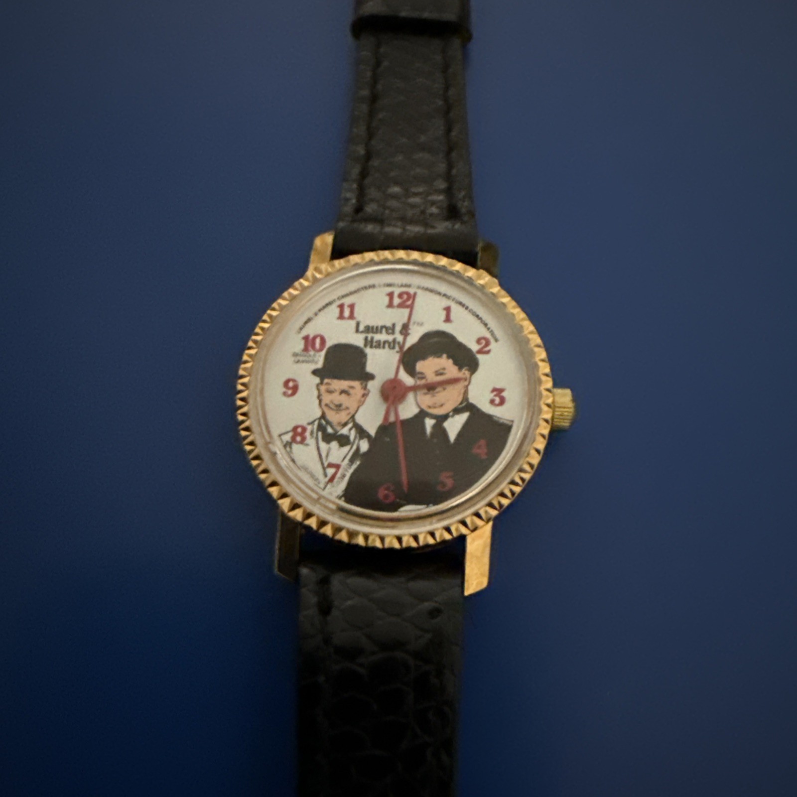 1985- Laurel & Hardy Watch NOS