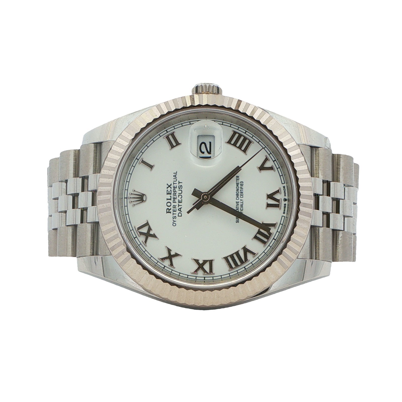2026 Rolex Datejust White Roman Dial Jubilee 41 Ref 126334 COMPLETE SET
