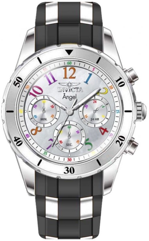 Invicta Angel Chronograph GMT Quartz White Dial Ladies Watch 49802