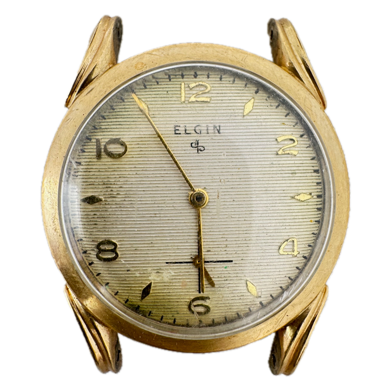 Vintage 32.5mm Elgin 6742 17j Men’s Mechanical Wristwatch 683 USA 10k RGP