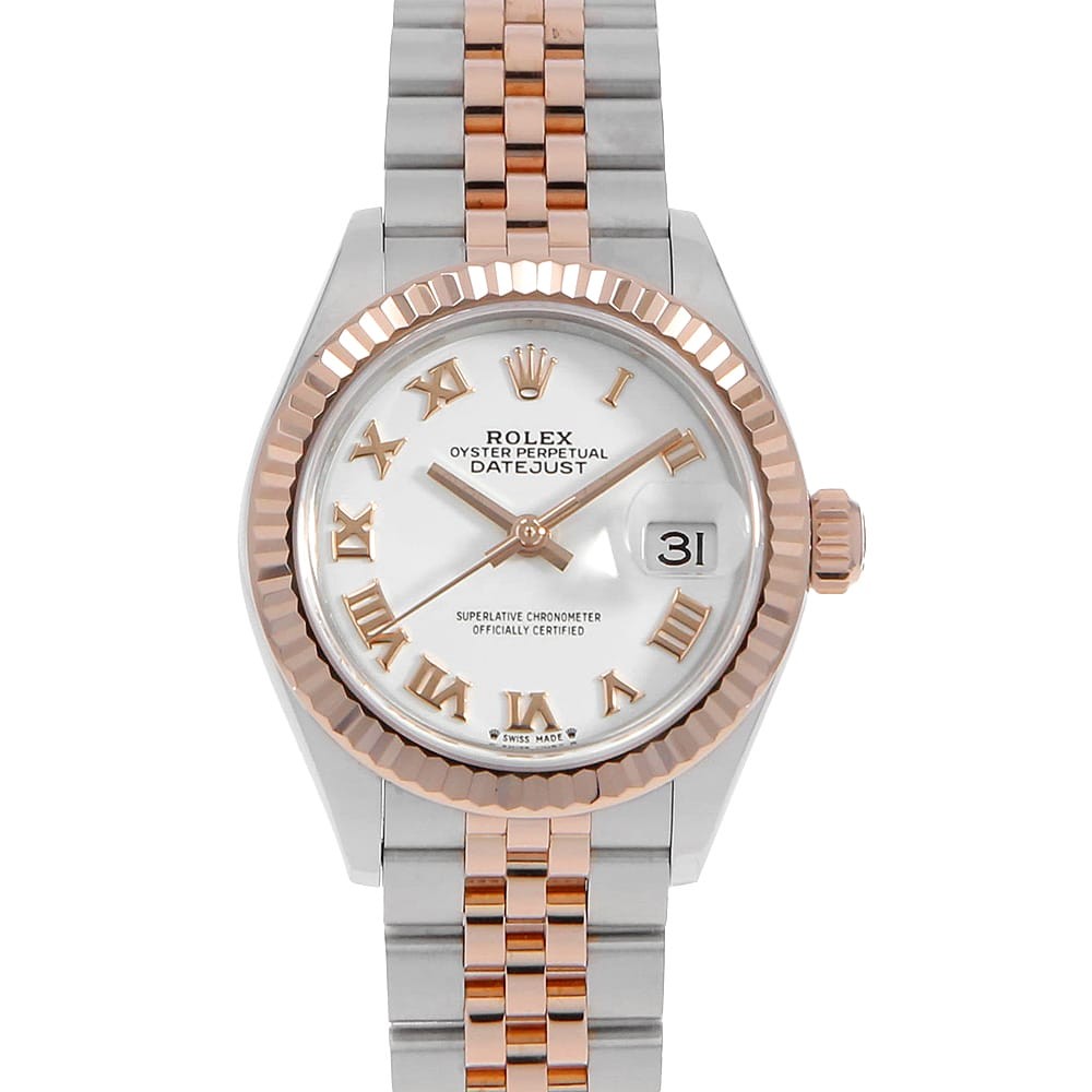 ROLEX Datejust 279171 white Roman 5 row jubilee bracelet Random Number secon…