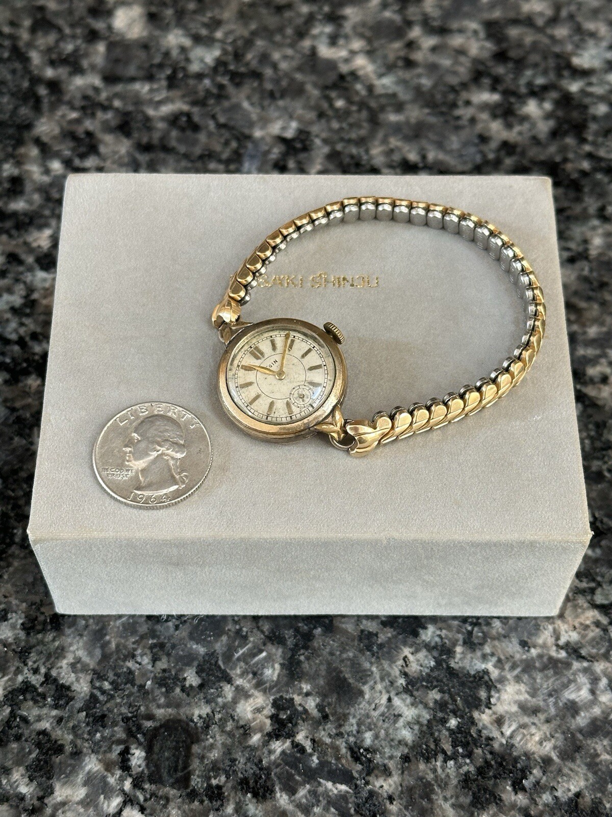 Antique 1925 ELGIN Ladies Art Deco Watch 6/0 Size – Grade 430 – 7 Jewel – Repair