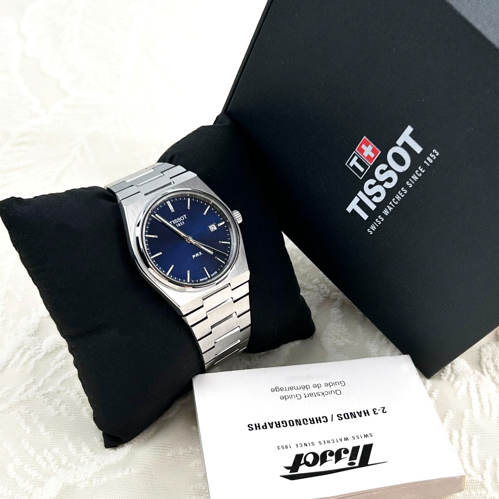 Tissot PRX 40mm stainless steel Blue Dial Men’s Quartz Watch T137.410.11.041.00