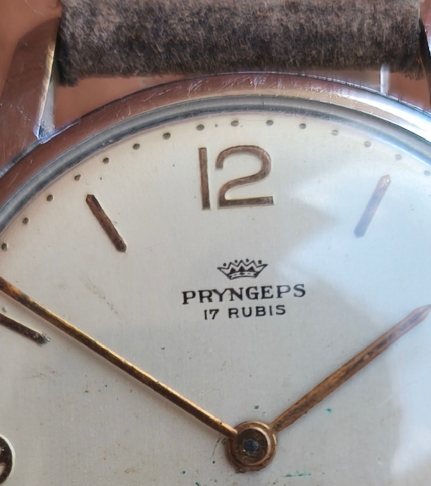Pryngeps 👑 Vintage Mechanical Manual 36mm Swiss Made 60s Watch