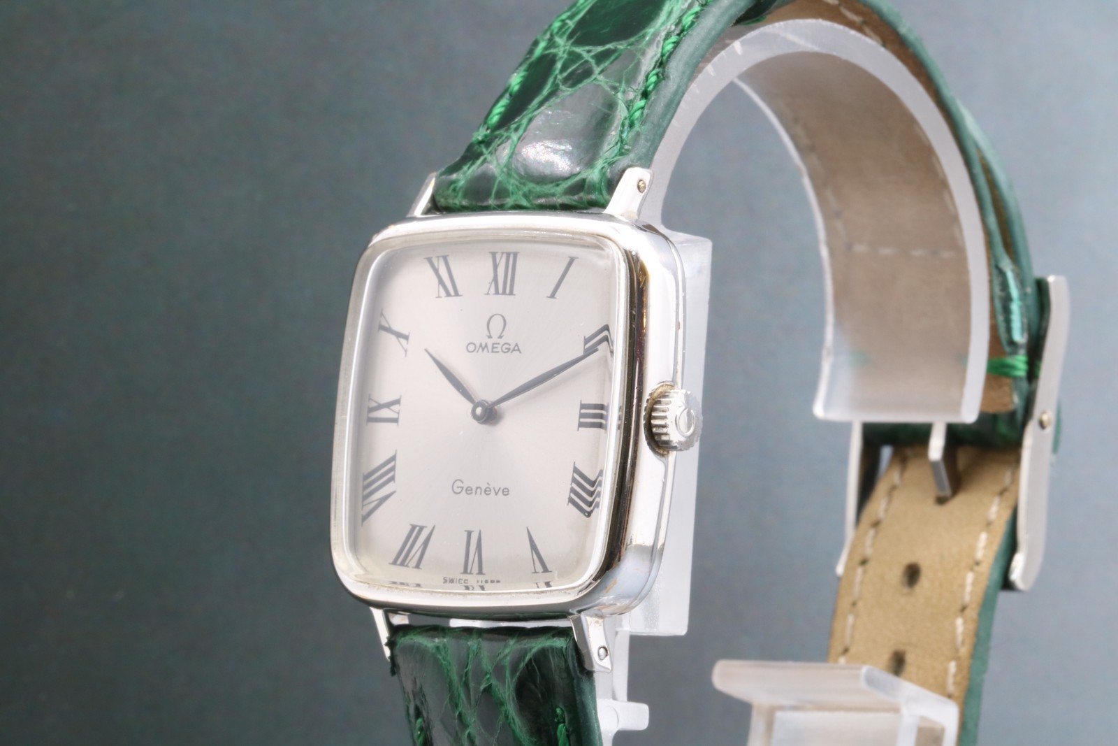 Vintage 1974 [N MINT] OMEGA Geneve Cal.625 Silver Roman Dial 27mm MT Men’s Watch