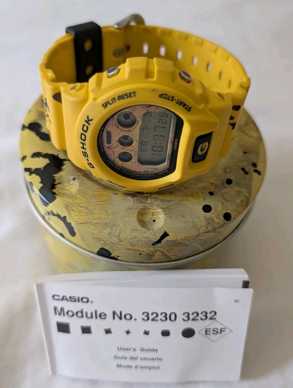 Casio G-Shock DW-6900 Ed Sheeran Hodinkee Limited Edition Yellow Watch Full Set
