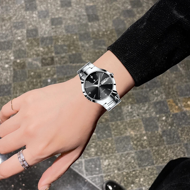 2026 Women Watch Quartz Waterproof Luminous Weekly Calendar Elegant