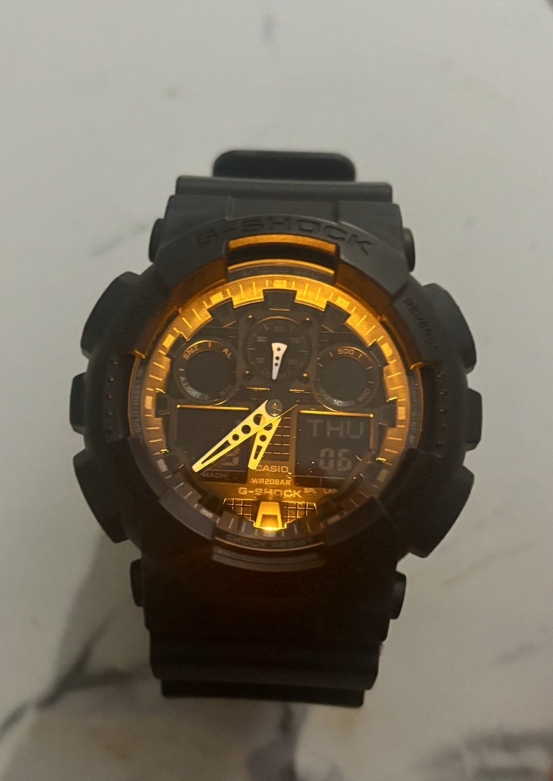 Casio G-SHOCK GA-100-1a1 5081 Millitary Black tactical Men’s watch New Battery