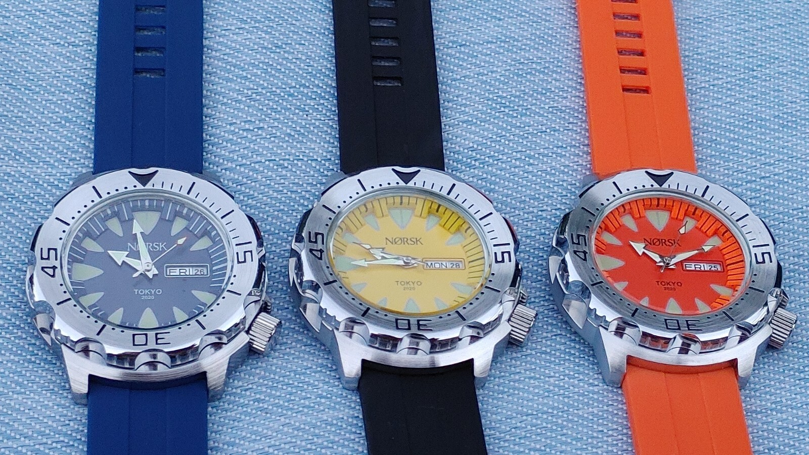 Sea Monster Diver Watch, Norsk, Norway Tokyo Olympics Citizen quartz – Blue