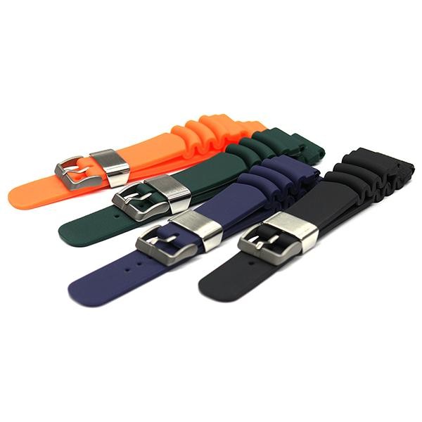 Seiko Divers Rubber Strap 22mm Urethane with Stainless Steel Buckle (Third-Party