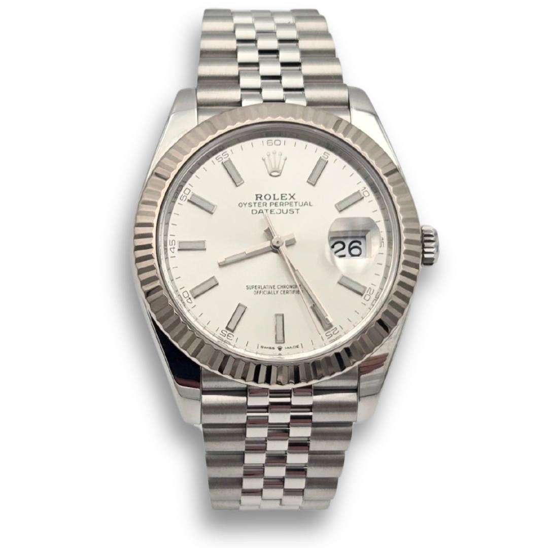 Rolex Datejust 41 126334 Silver Dial Jubilee Box & Papers 2022