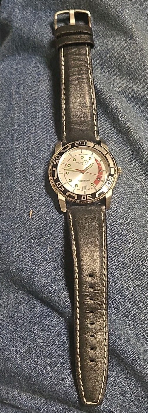 Watch Gear Tourneau Corporate Collection Quartz Dive Watch 44mm Silver Swiss