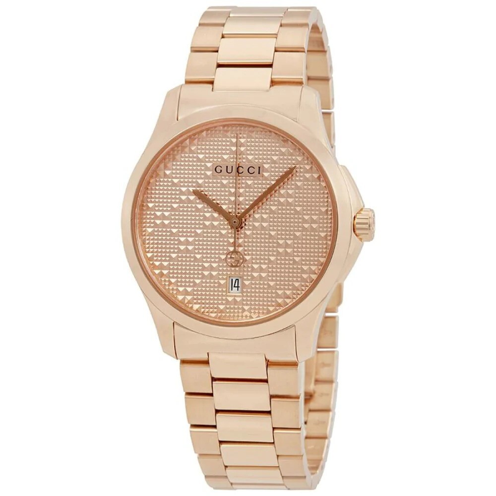 Gucci G-Timeless Rose Gold Stainless Steel Men’s Watch – YA126482