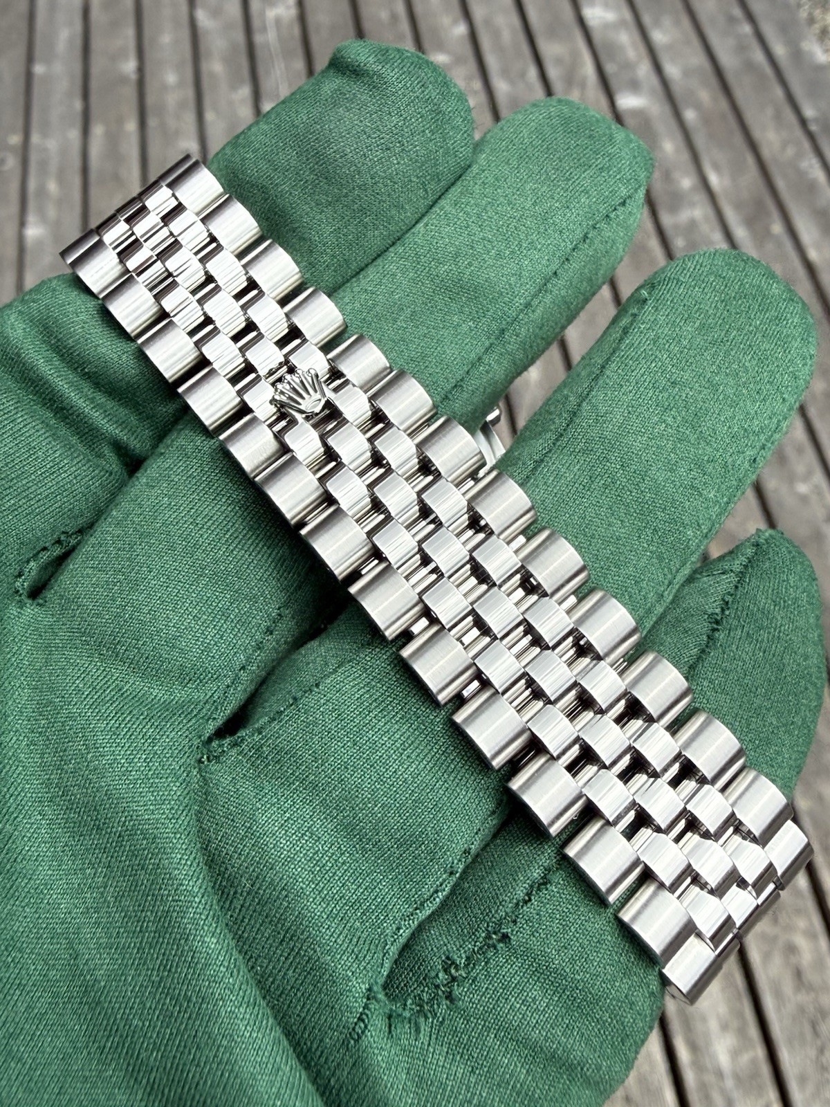 2011 Rolex Datejust 36mm Steel Jubilee Factory Diamond Tahitian MOP Dial 116234