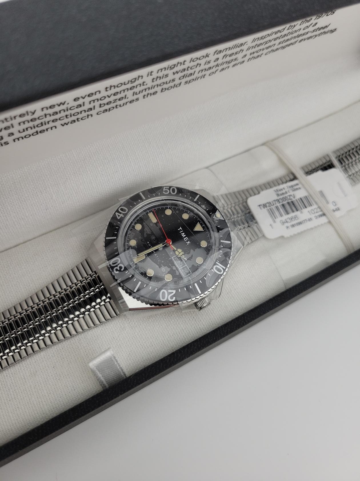 $350 MSRP | Timex M79 Men’s Automatic Stainless Steel Watch – TW2U78300ZV